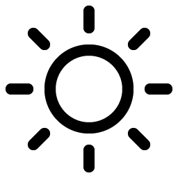Sun icon