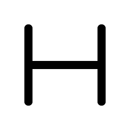 Text H icon