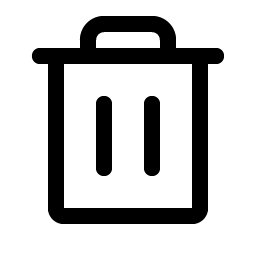Trash icon