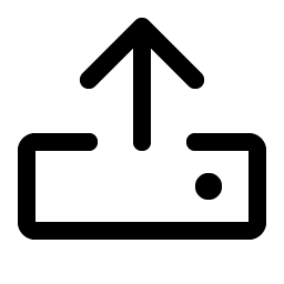 Upload icon - free SVG download