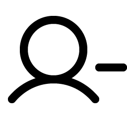 User Minus icon
