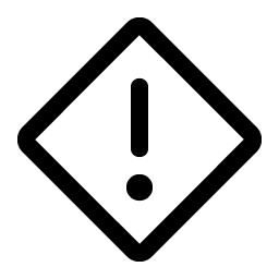 Warning Diamond icon