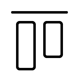 Align Top Thin icon