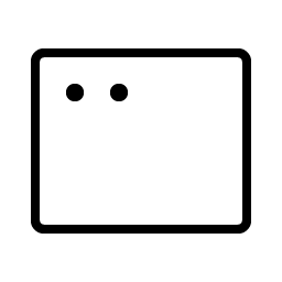 App Window Thin icon