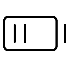 Battery Medium Thin icon
