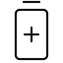 Battery Plus Vertical Thin icon
