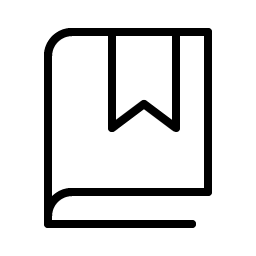 Book Bookmark Thin icon