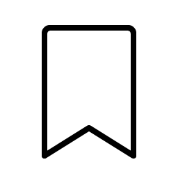 Bookmark Simple Thin icon