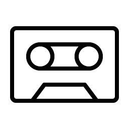 Cassette Tape Thin icon