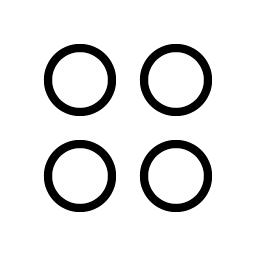 Circles Four Thin icon