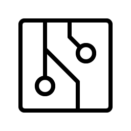 Circuitry Thin icon
