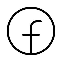 Facebook Logo Thin icon
