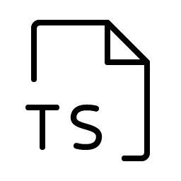 File Ts Thin icon