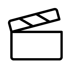 Film Slate Thin icon