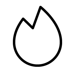 Fire Simple Thin icon