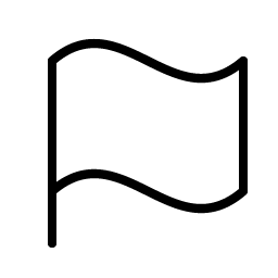 Flag Thin icon