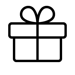 Gift Thin icon
