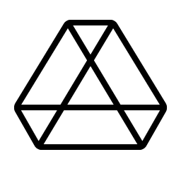 Google Drive Logo Thin icon