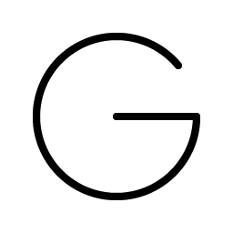 Google Logo Thin icon