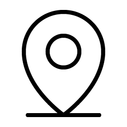 Map Pin Line Thin icon