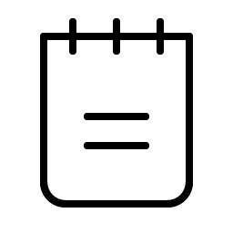 Notepad Thin icon