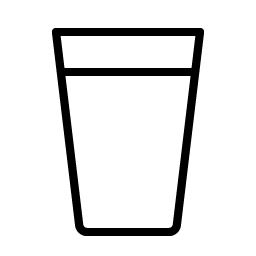 Pint Glass Thin icon