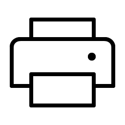 Printer Thin icon