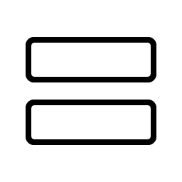 Rows Thin icon