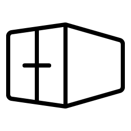 Shipping Container Thin icon