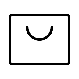 Shopping Bag Thin icon