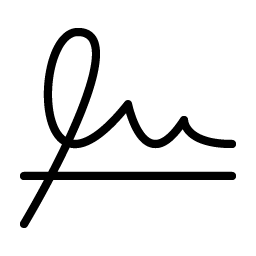 Signature Thin icon