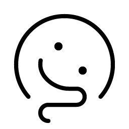 Smiley Melting Thin icon