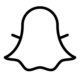 Snapchat Logo Thin icon