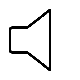Speaker Simple None Thin icon