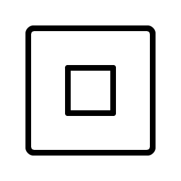 Square Logo Thin icon
