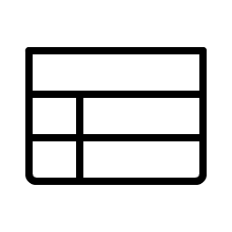 Table Thin icon
