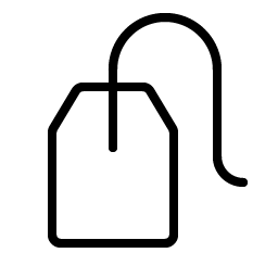 Tea Bag Thin icon - free SVG download