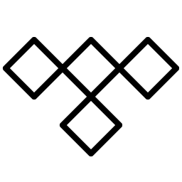 Tidal Logo Thin icon