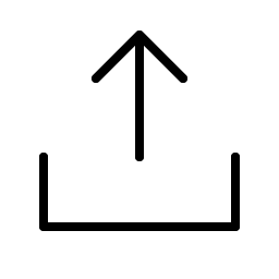 Upload Simple Thin icon