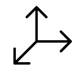 Vector Three Thin icon