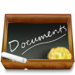 Dossier Ardoise Documents icon - free SVG download