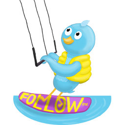 Summer Waterskiing Follow Me icon