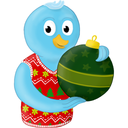 Winter Christmas Ornament No Text icon