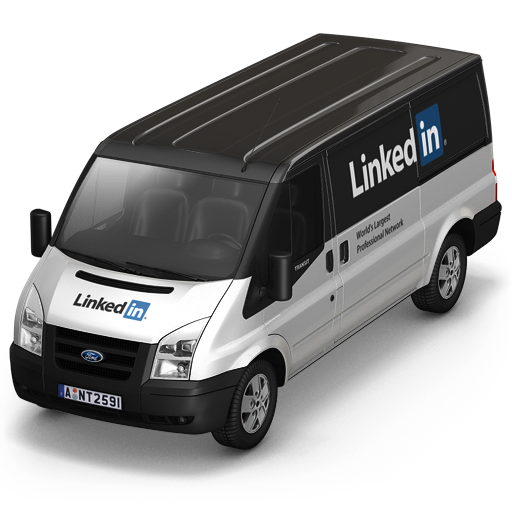 Linkedin Front icon - free SVG download